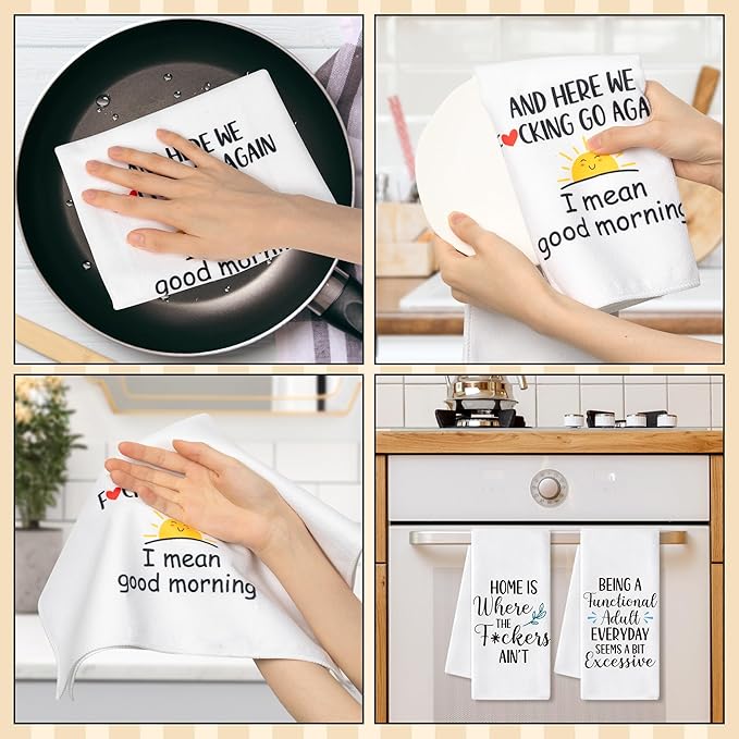 GROBRO7 Funny Sayings Hand Towel