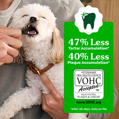 Greenies Veterinarian-Recommended Adult Natural Dental Dog Treats Petite Size, Dog Dental Chews, Original Flavor, 36 oz. Pack, 60 Count