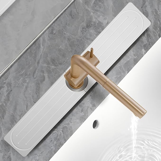 Stone Faucet Mat for Kitchen Sink, Diatomite Fast Drying Absorb Moisture Tray
