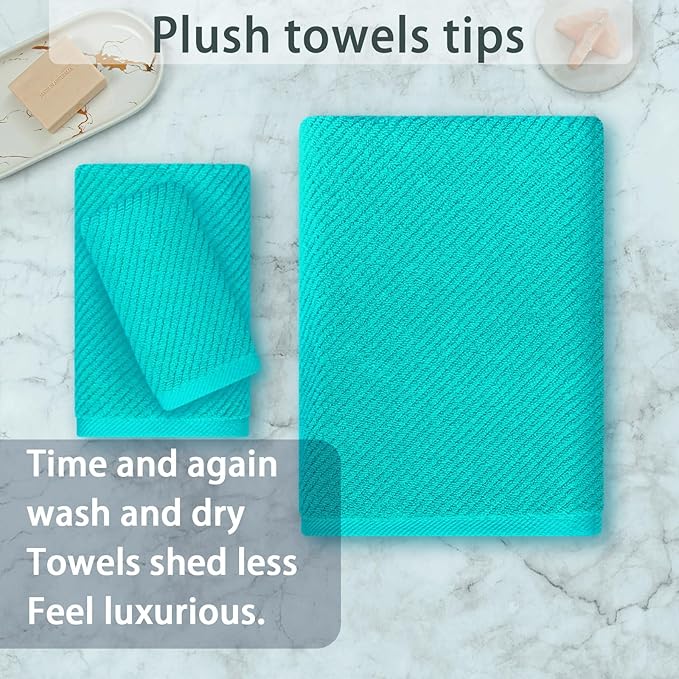 Turquoise Towels for Bathroom