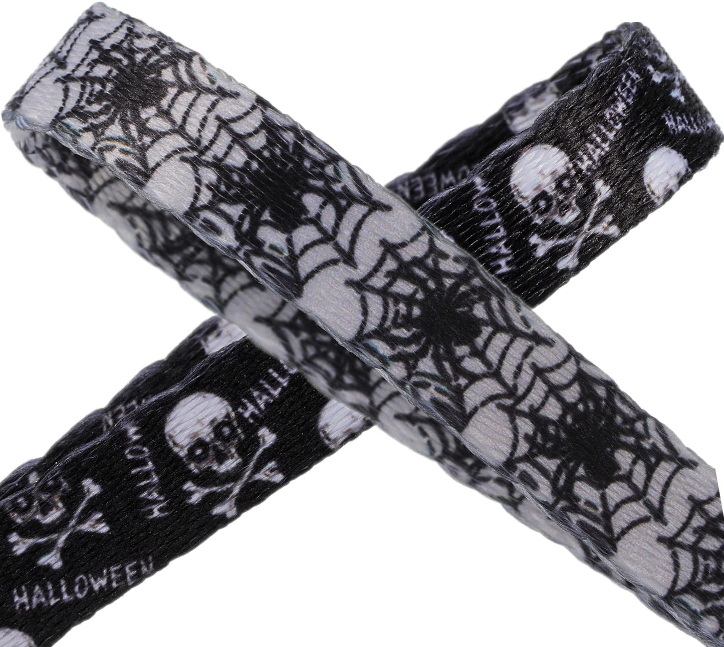 Cat Collar Halloween Set of 2, Skull Cat Collar for Small Dogs, Holiday Kitten Collar with Bell