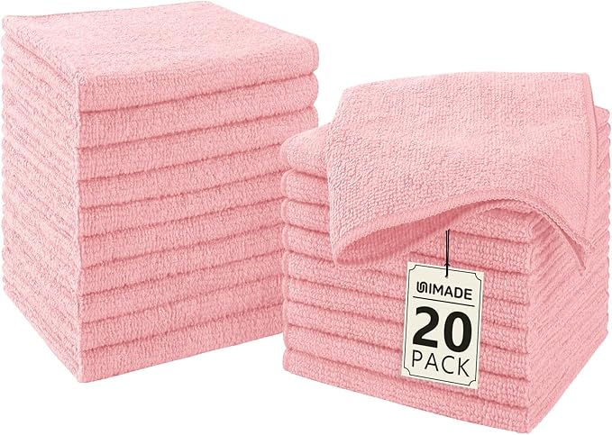Washcloths - 20 Pack - Face Towels, Highly Soft Wash Cloths and Hand Towels