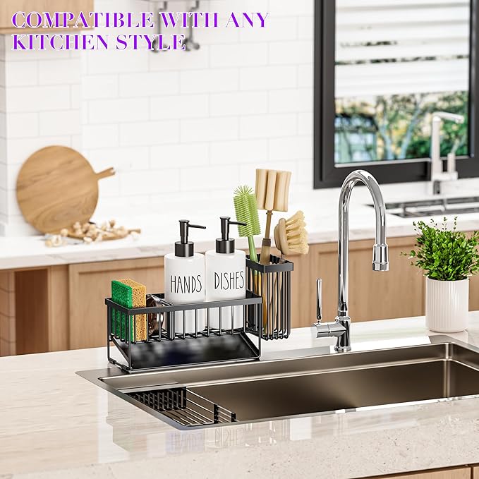 MASADI Kitchen Dish Soap Dispenser Set