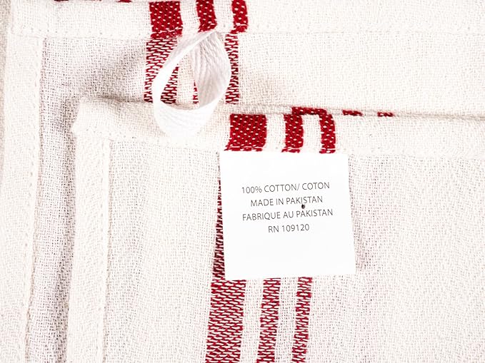KAF Home Assorted Flat Kitchen Towels |100% Cotton