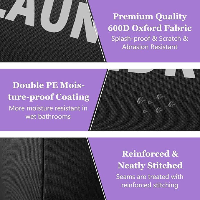3Pack Folding Clothes Hamper