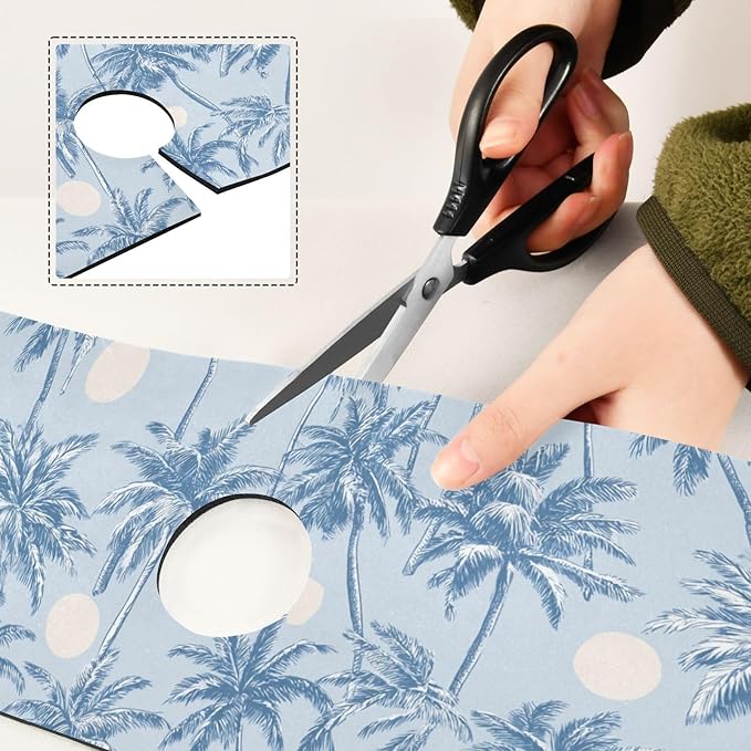 Kitchen Sink Splash Guard 2 PCS 30 Inch Sink Faucet Mat Splash Guard