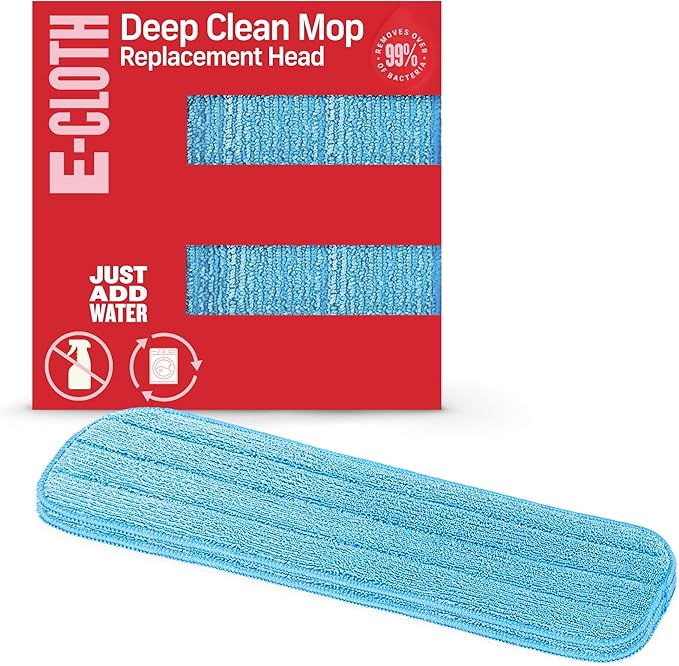 E-Cloth Deep Clean Mop Head, Microfiber Mop Head Replacement