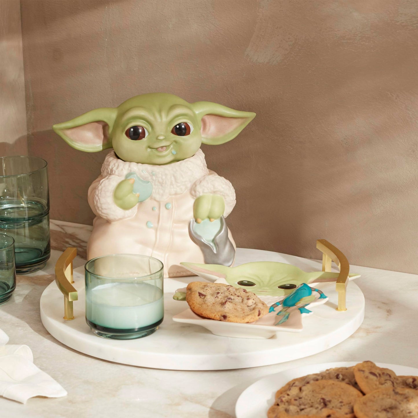 Lenox 896106 Grogu Figural Cookie Jar