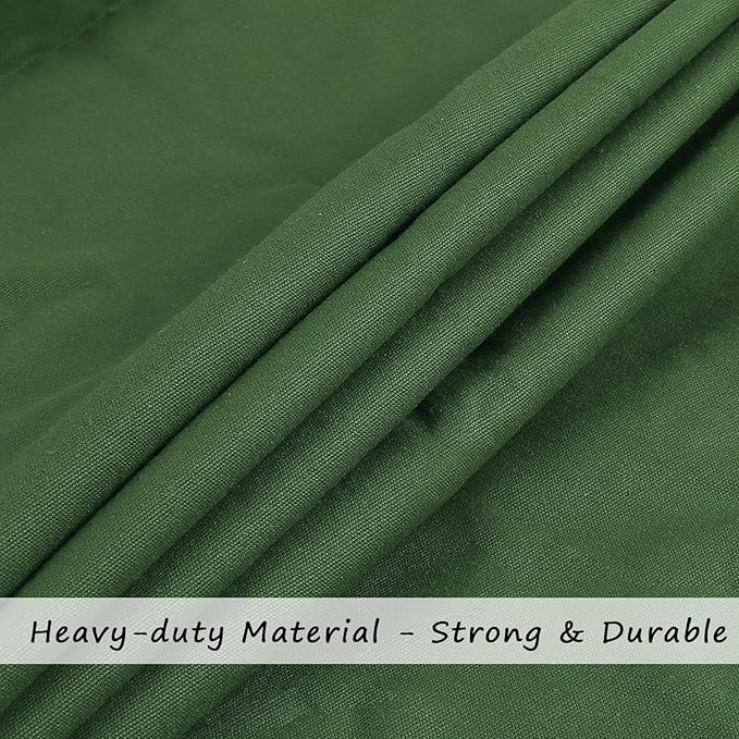 Cotton Canvas Laundry Bag with Handles & Drawstring Straps, Heavy Duty Extra