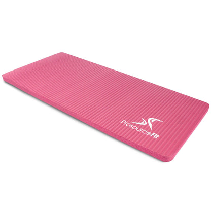 ProsourceFit Extra Thick Yoga Knee Pad and Elbow Cushion 15mm (5/8”) Fits Standard Mats for Pain Free Joints in Yoga, Pilates, Floor Workouts