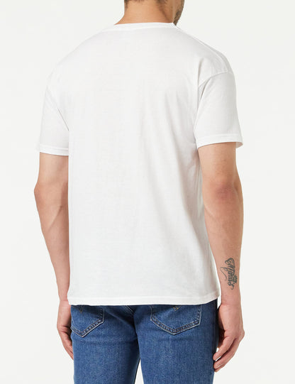 Fruit of the Loom Men's Original T Shirt, White, L UK