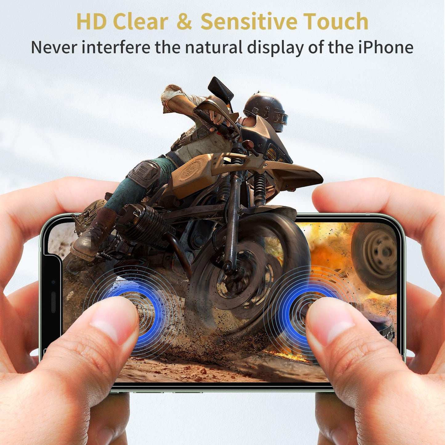 UNBREAKcable Shatterproof Tempered Glass Screen Protector for iPhone SE 2022/SE 2020, iPhone 8/7 [3-Pack] [99.99% HD Clear] [Easy Installation Frame] [9H Hardness][Bubble Free] for Apple 4.7''