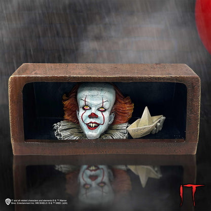 Nemesis Now IT Pennywise Drain Light Up Figurine 20cm, Resin, Official IT The Clown Merchandise, Pennywise Clown Light, IT Movie Room Decor, Cast in The Finest Resin, Expertly Hand-Painted