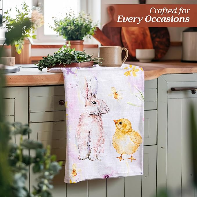Maison d' Hermine Kitchen Towels Set of 3 100% Cotton 27.50" x 20" Reusable