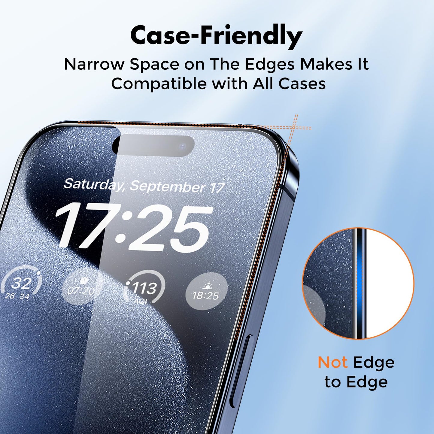 UNBREAKcable Shatterproof Tempered Glass Screen Protector for iPhone SE 2022/SE 2020, iPhone 8/7 [3-Pack] [99.99% HD Clear] [Easy Installation Frame] [9H Hardness][Bubble Free] for Apple 4.7''