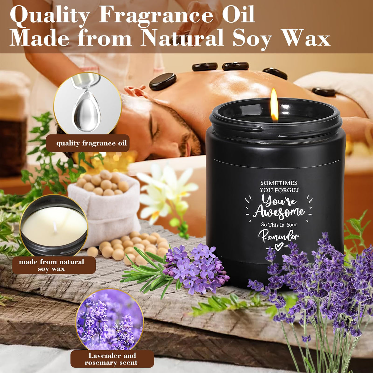 Gift Basket for Men – Care Package for Boss,Teacher, Coworker, Nurse, Dad & Husband – Valentine’s Day & Birthday, Get Well Soon, Thank You,Christmas Holiday & Self Care Gift Box for Him