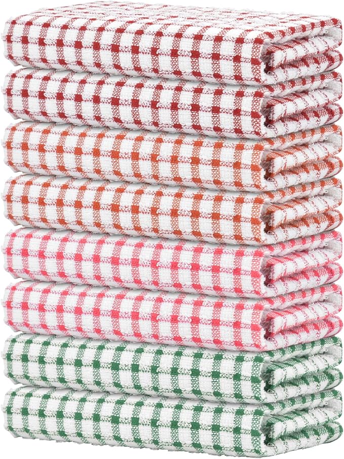 Nialnant 8 Pack Kitchen Towels, Dish Towels