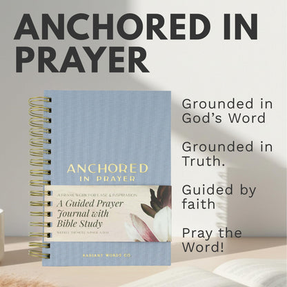 Prayer Journal with Bible Study - 20 Weeks Guided Daily Prayer Journal for Woman to Strengthen Faith, Religious Prompts for Spritual Growth