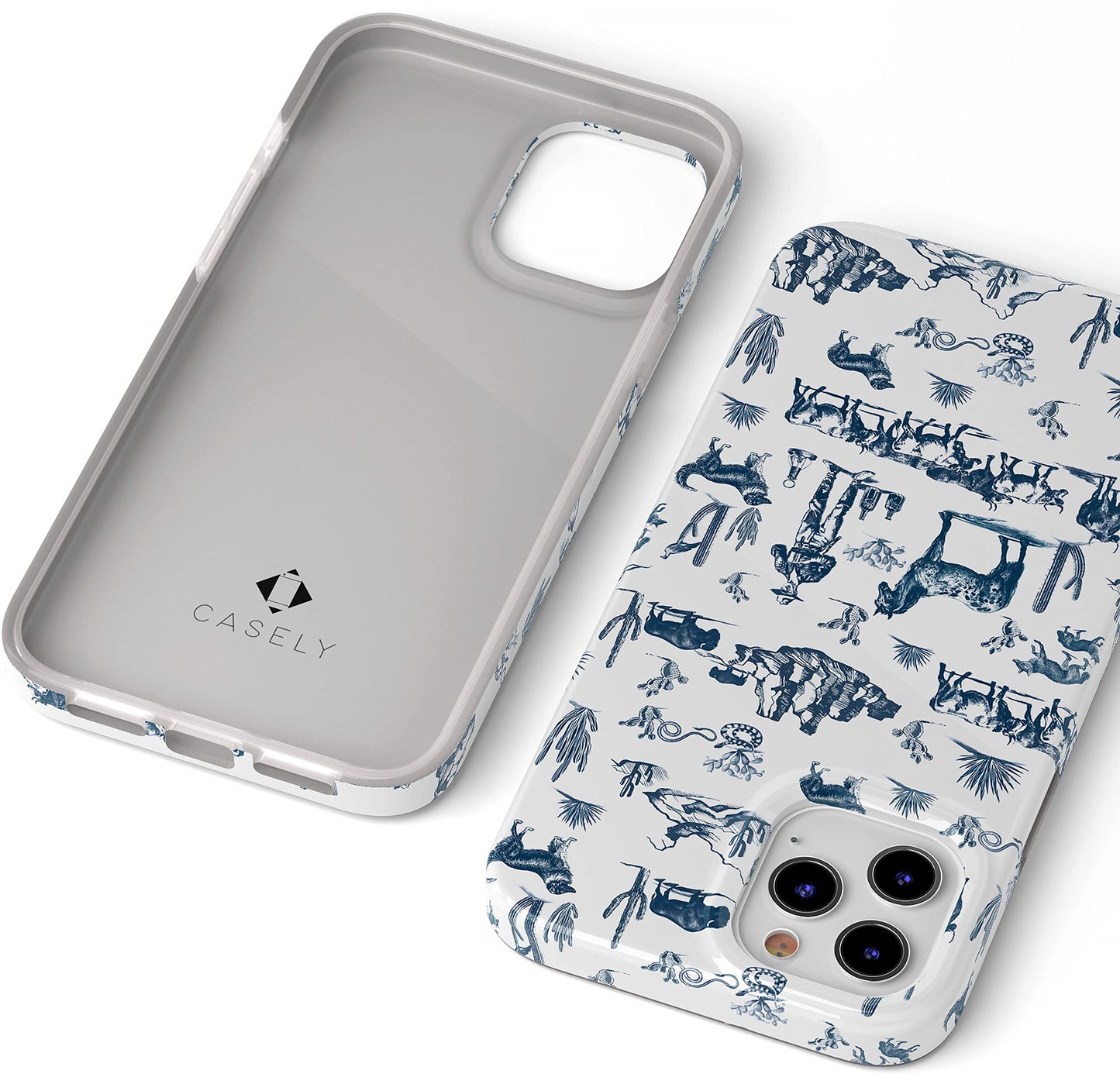 Casely iPhone 12/12 Pro Case | Field of Flowers | Pastel Floral | Classic Ultra Slim Design