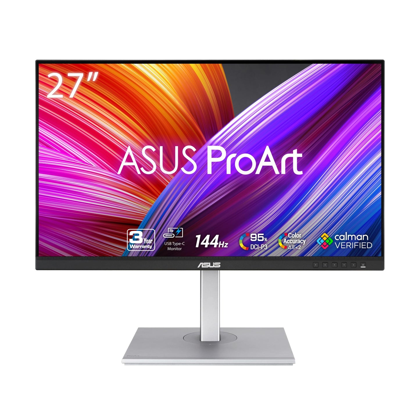ASUS ProArt Display 14” 1080P Portable Touchscreen Monitor (PA148CTV) - Full HD, IPS, 100% sRGB/Rec.709, Color Accuracy ΔE < 2, Calman Verified, USB-C Power Delivery, Micro HDMI, Tripod Socket,Black