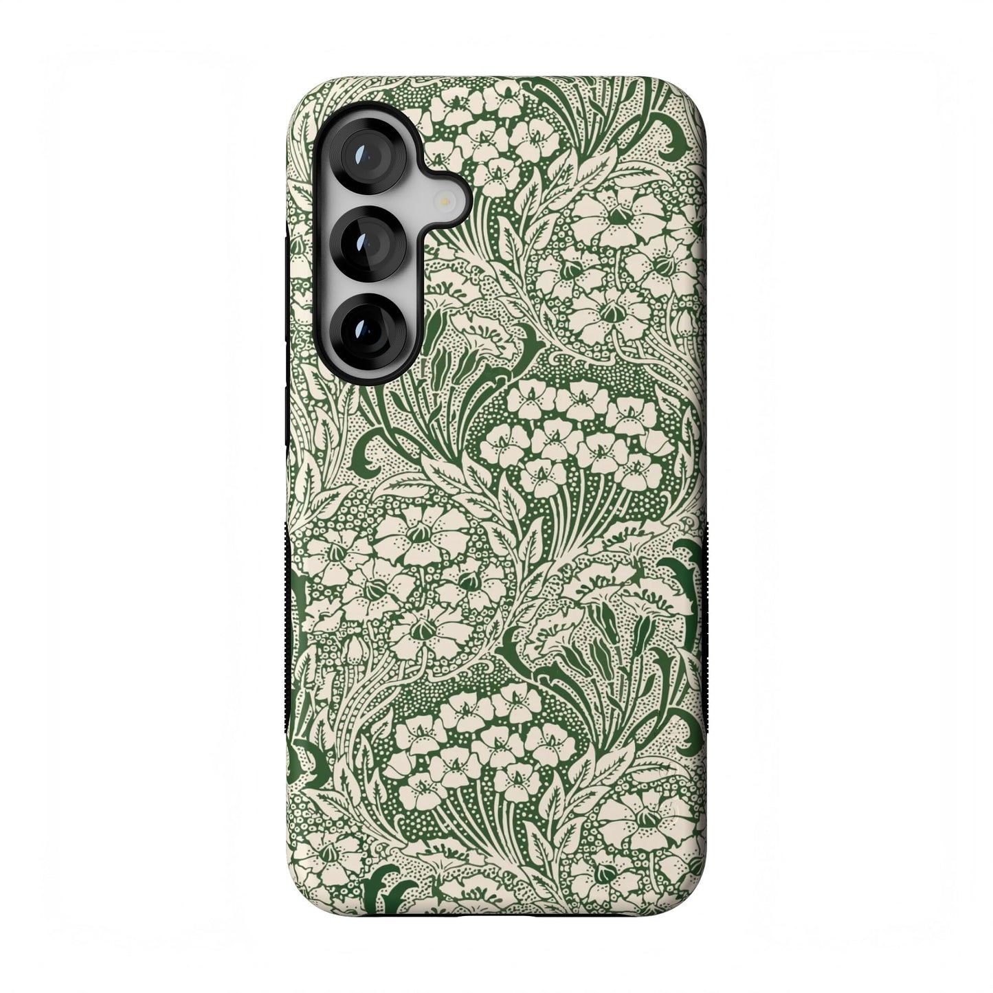 Casely Galaxy S25 Plus Case | Ink & Iris | Vintage Floral | Compatible with MagSafe | Bold Protective Design