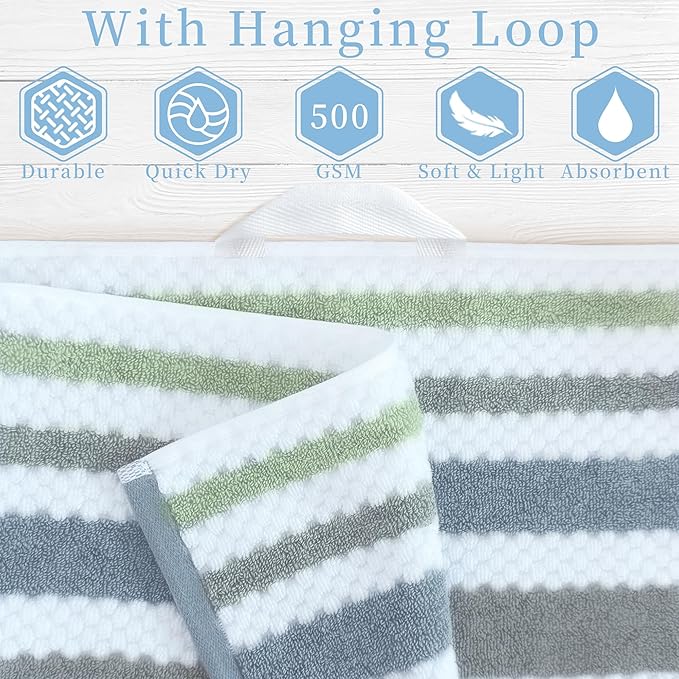 Striped Bath Towels