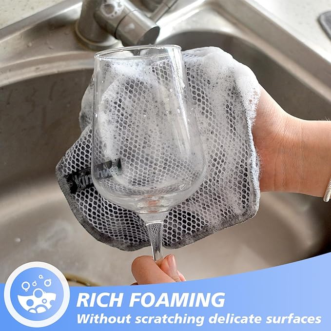 KinHwa Kitchen Washcloths for Dishes Absorbent Microfiber Dish Cloths Quick Dry