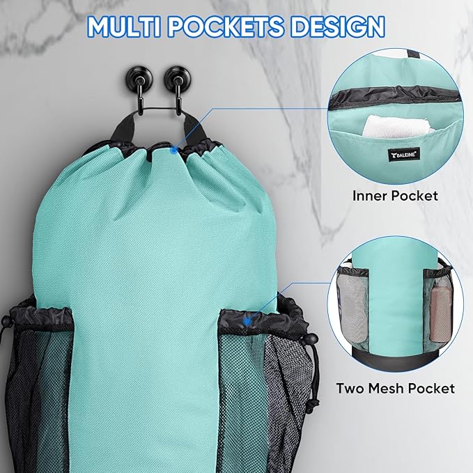 BALEINE 120L Laundry Bag Backpack, 900D Oxford Fabric Large Travel Laundry Bags