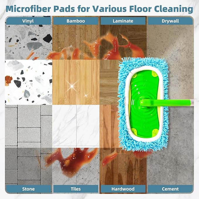 Reusable Mop Pads Compatible