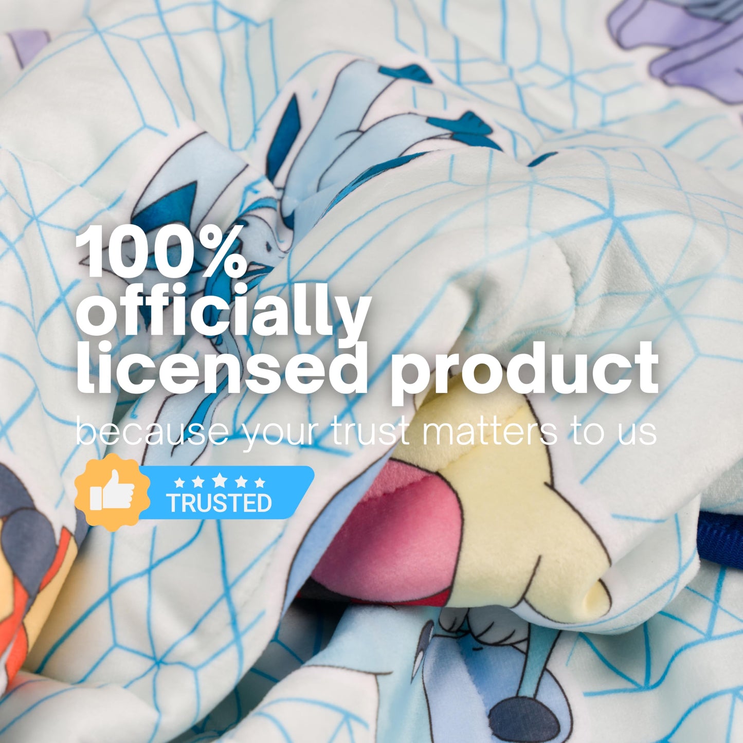 Pokemon Anime Gaming Cooling Throw Blanket for Hot Sleepers, 50 x 70 Inch Lightweight All-Season Throw, Soft Breathable Cooling Fabric for Couch, Bed, (Officially Licensed Product) by Franco Calm