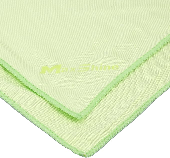 Maxshine 16” x 16” Universal Glass Cleaning Microfiber Towels, High-Clarity