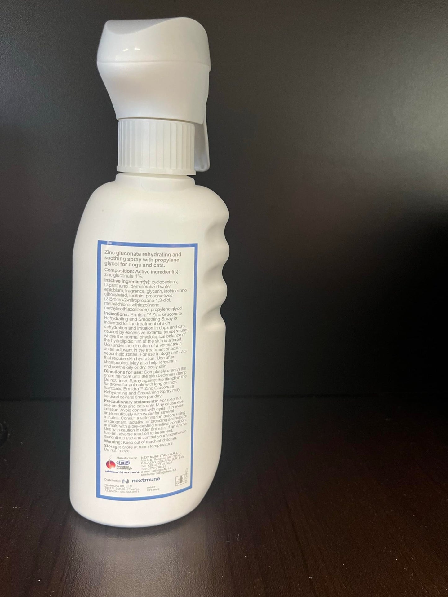 ICF Ermidrà® Spray Waterless Dry Shampoo Moisturising Wash for Dogs & Cats Itchy Dry Smelly or Allergy Prone Sensitive Skin 300 ml