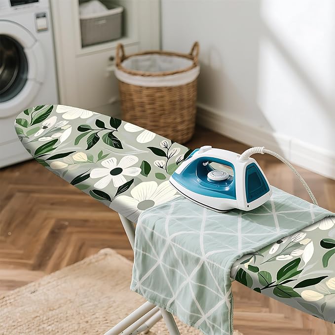 Floral Ironing Board Cover, Standard Size Cotton Iron Board Covers