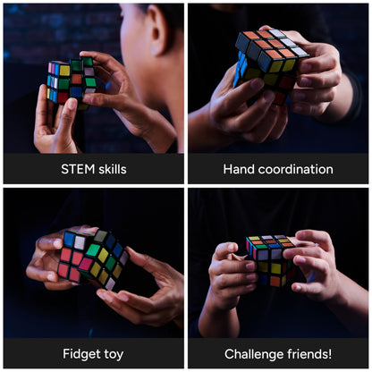 Rubik’s Phantom, 3x3 Cube Advanced Technology Difficult 3D Puzzle Travel Game Stress-Relief Fidget Toy Activity Cube, for Adults and Kids Ages 8 and up