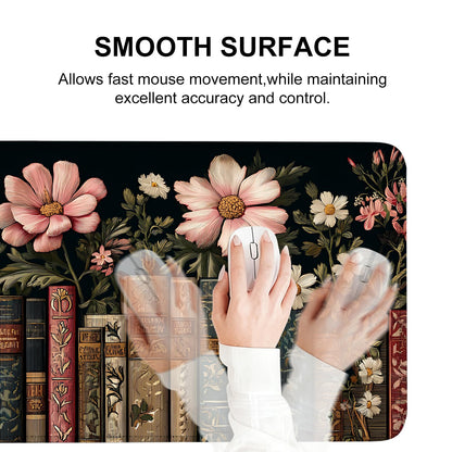 Mouse Pad, Large Anti-Slip with Stitched Edges Desk Mat Desktop Laptop Computer Desk Keyboard Mat,Table Protector Blotter Mat (Book, 31.5" x 11.8")