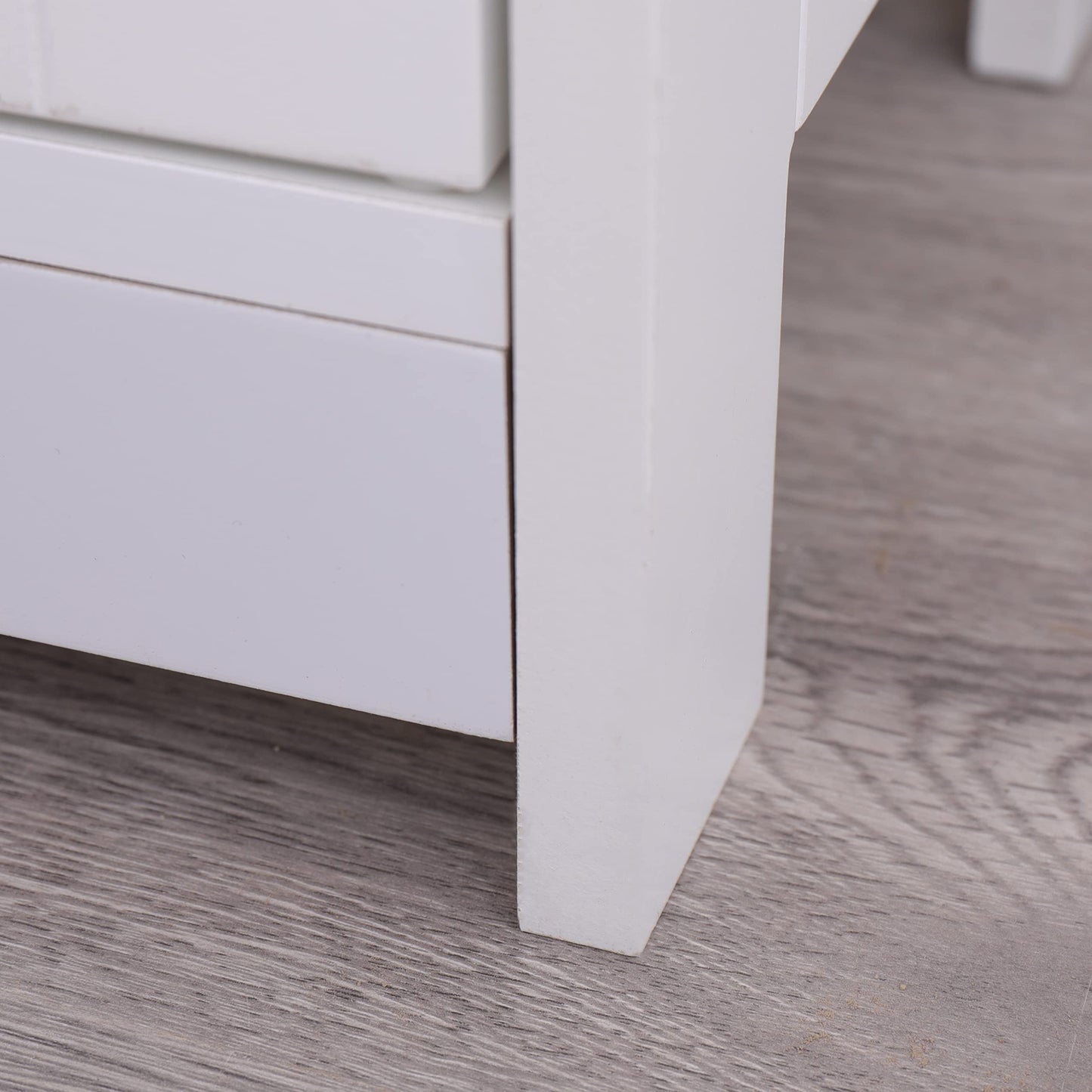 AVC Designs Bathroom Sink Cabinet Under Basin Unit Cupboard Storage Furniture White