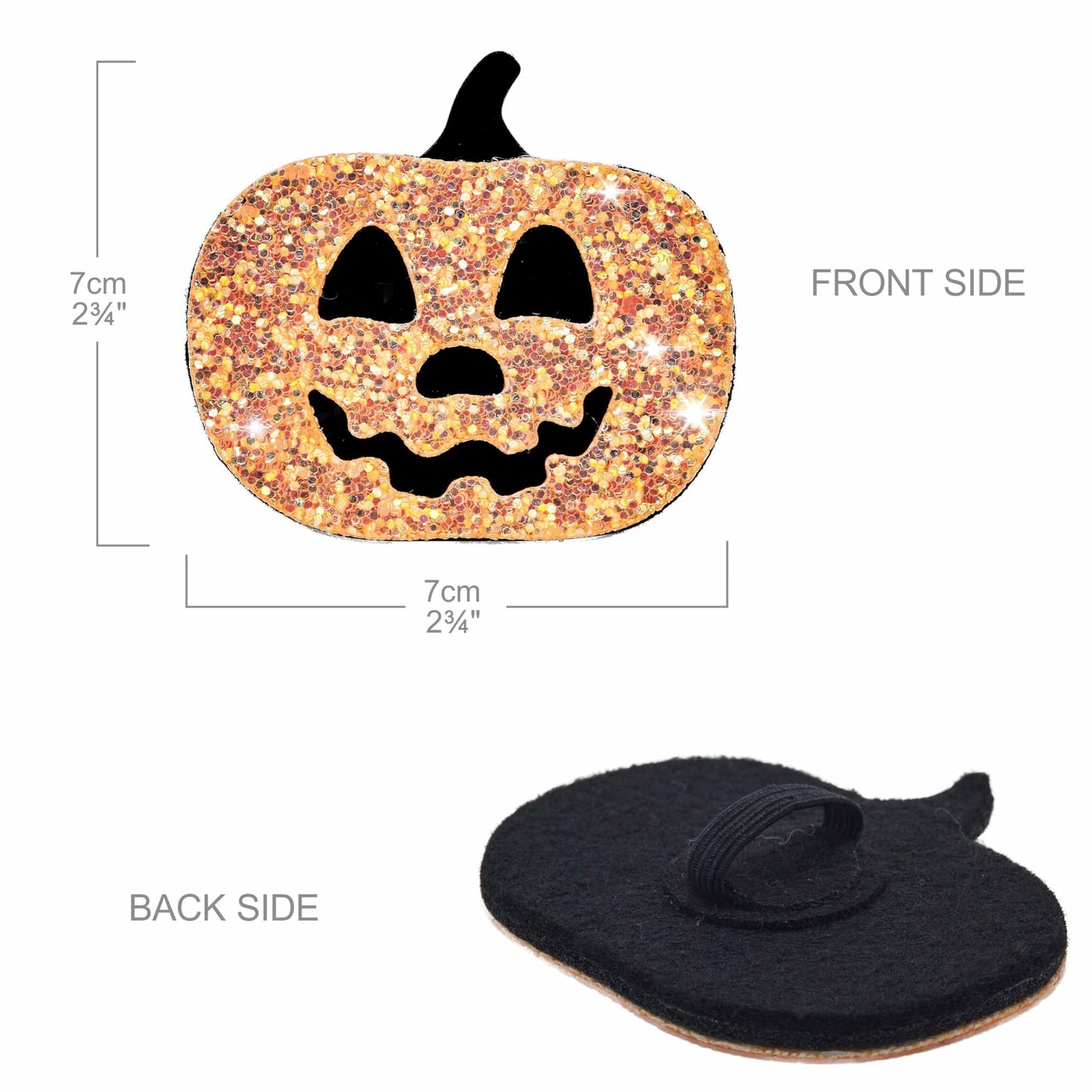Blueberry Pet Halloween Party Adjustable Dog Collar with Detachable Pumpkin Accessory, Small, Neck 12"-16"
