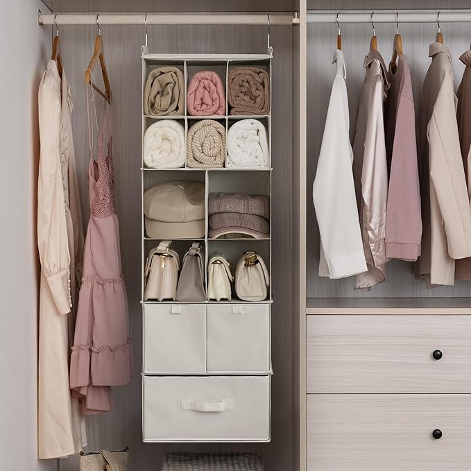 GRANNY SAYS Hanging Closet Organizer