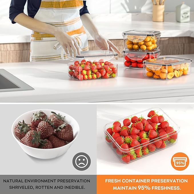 52 PCS Food Storage Containers