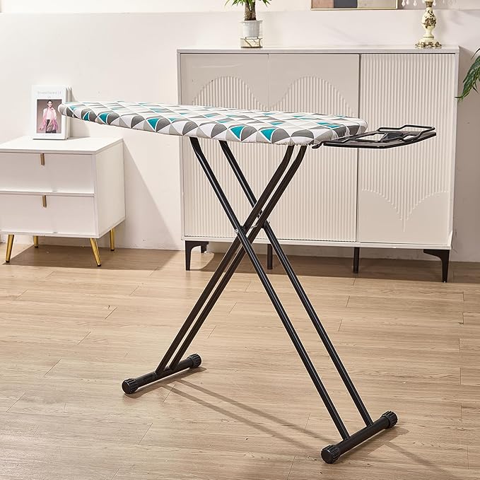Ironing Board 13x43 Extra Thick Heavy Duty Padded Cover，Full Size Ironing Board