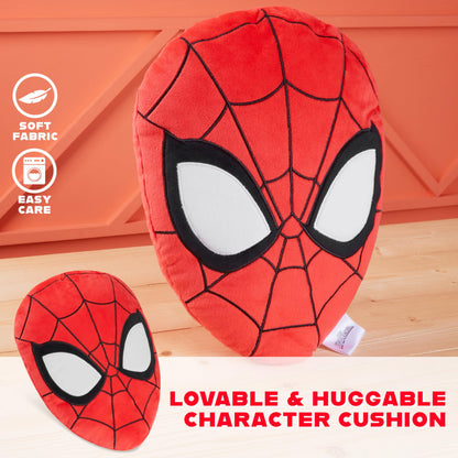 Disney Stitch 3D Plush Pillow Cushion for Sofa or Bed, Cute Kids Cuddle Cushion Soft Plushie Bedroom Accessories, Stitch Gifts for Kids (Red Spiderman, L34 x W25)