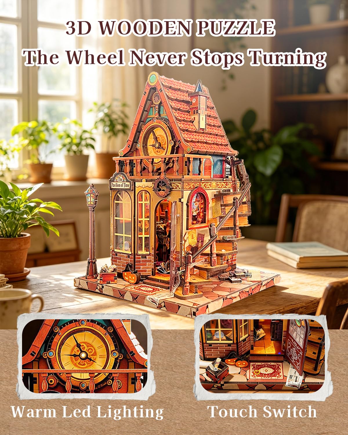 Miniature House Kit, Mini House Building Kit with Furniture, Miniature Kit for Adults Teen, Dollhouse Kit for Birthday Christmas