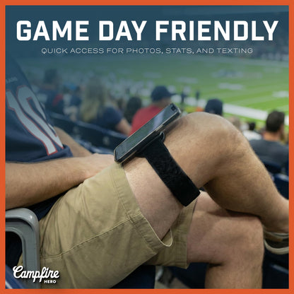 Campfire Hero Magnetic Thigh Mount for iPad mini & Phone | Hands-Free Holder for Pilots, Guitar Players & Multitaskers | Quick Access Kneeboard Alternative
