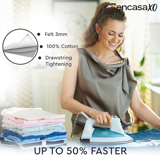 Encasa XO Ironing Board Cover and Pad 28"x12"