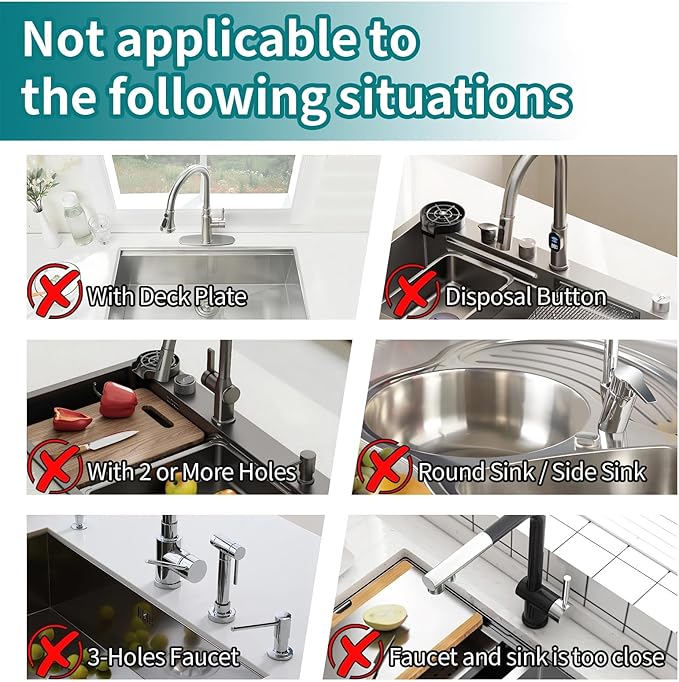 Kitchen Sink Faucet Mat, Prevents Moisture Buildup, Suitable