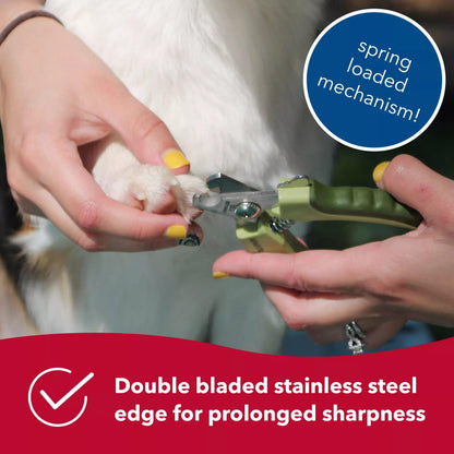 Coastal Pet Safari Dog De-Matting Comb & Professional Dog Nail Trimmer - Comb & Brush for Dogs with Medium to Long Hair & Dog Nail Clippers for Grooming - Bundle
