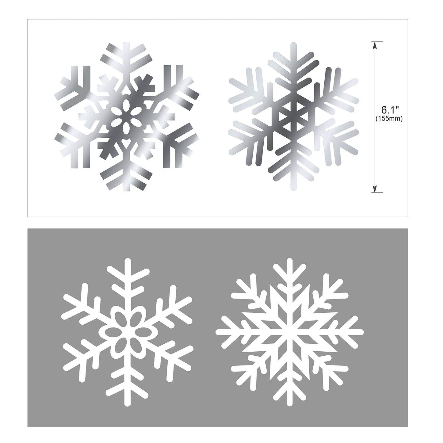 Snowflake Swirls Decoration(30pcs), Konsait Merry Christmas Snowflake Hanging Swirls Garland Foil Ceiling Ornaments for Xmas Winter Wonderland Holiday Party Decor Supplies,Already Assembled