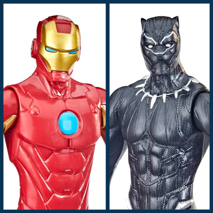 Marvel Titan Hero Series Action Figure Multipack, 6 Action Figures, 12-Inch Toys, Inspired By Marvel Comics, For Kids Ages 4 And Up (Amazon Exclusive)