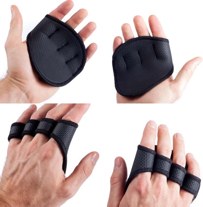 PULLUP & DIP Neoprene Grip Pads Lifting Grips, The Alternative to Gym Workout Gloves, Lifting Pads for Weightlifting, Calisthenics & Powerlifting, No More Sweaty Gym Gloves