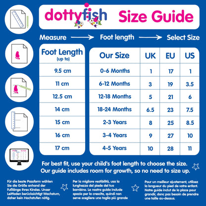 Dotty Fish Boys Soft Leather Baby & Kids Shoes - Barefoot-Friendly, Soft Non-Slip Suede Sole, Podiatrist Recommended, Breathable Leather, British Brand – Classic Plain Navy – 6-12 Months